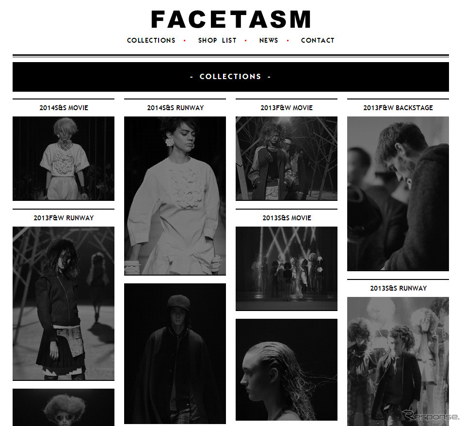 FACETASM（webサイト）
