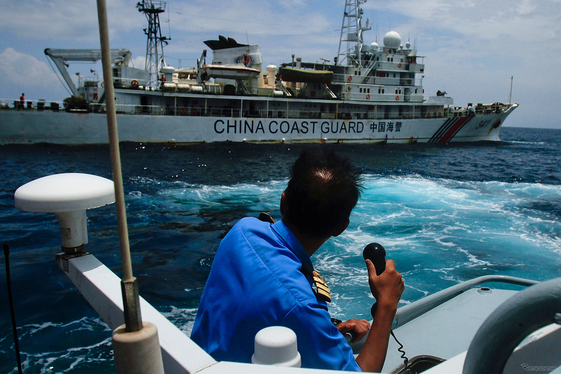インド洋でMH370便の捜索に従事