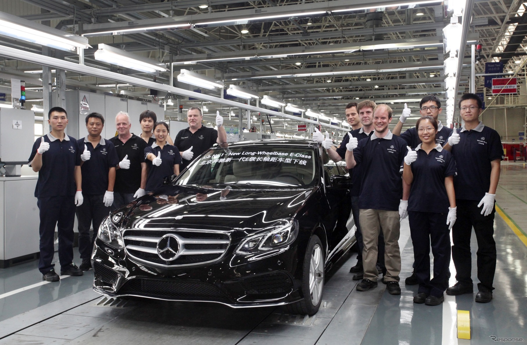 中国で生産が開始されたメルセデス Eクラスロングの改良新型