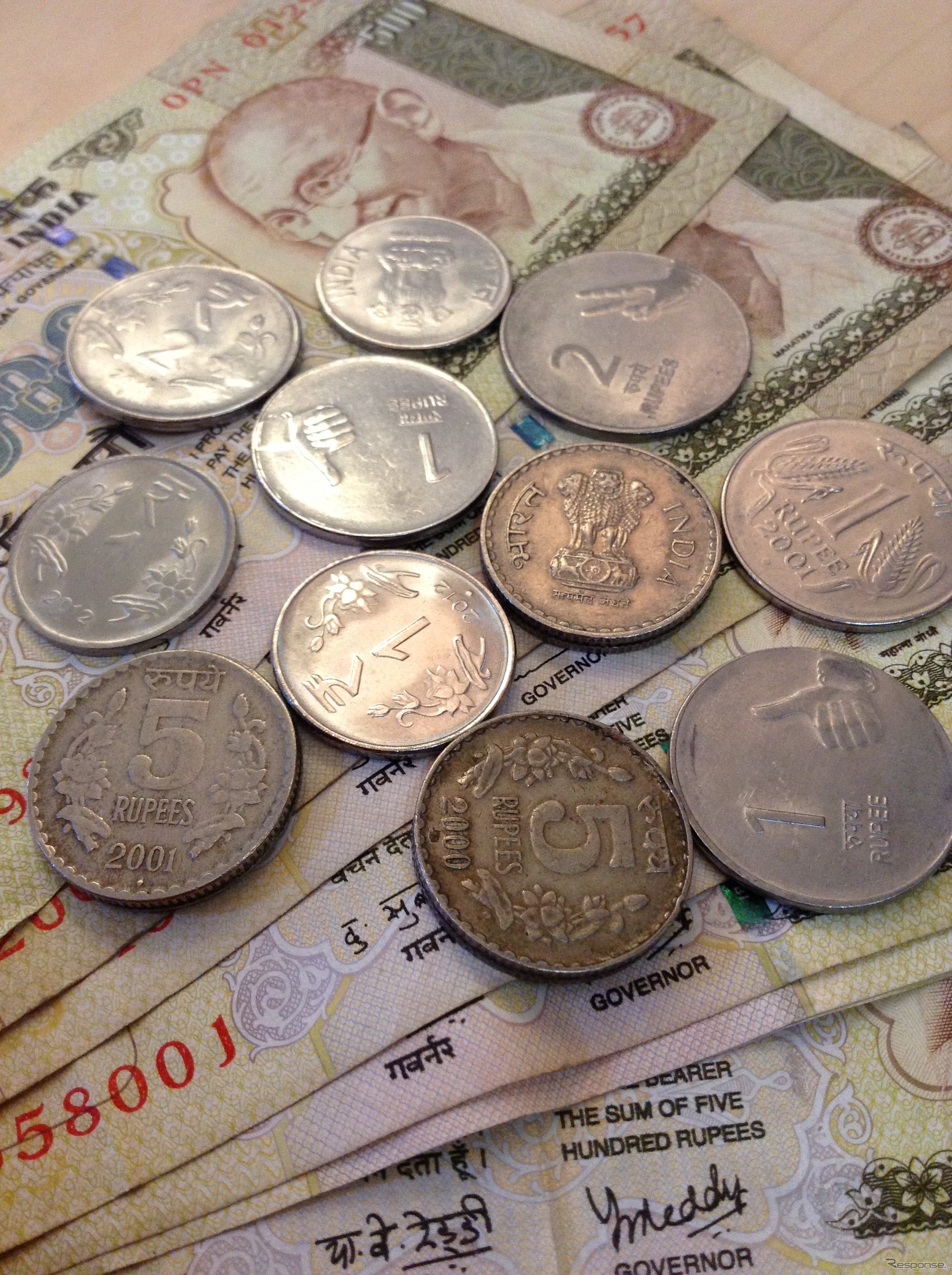 インドルピーが米ドルに対し、8ヶ月ぶりに高値更新