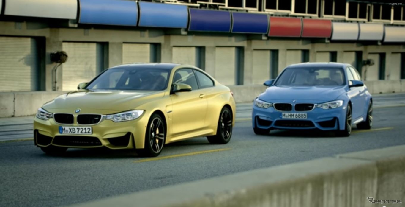 BMW M4クーペと新型M3セダン