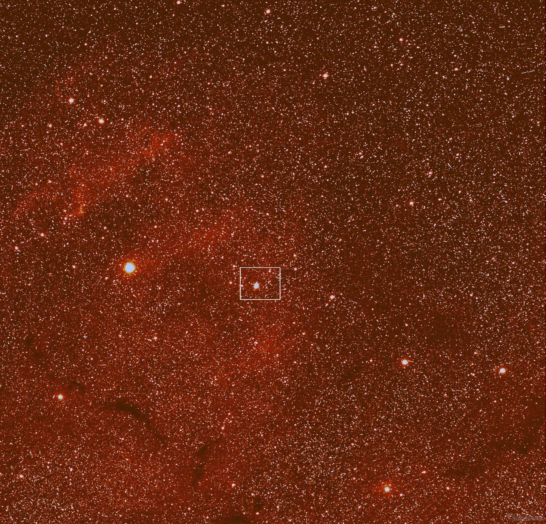 ロゼッタ搭載のオシリスカメラ、広角で撮影した67P/ チュリモフ・ゲラシメンコ彗星