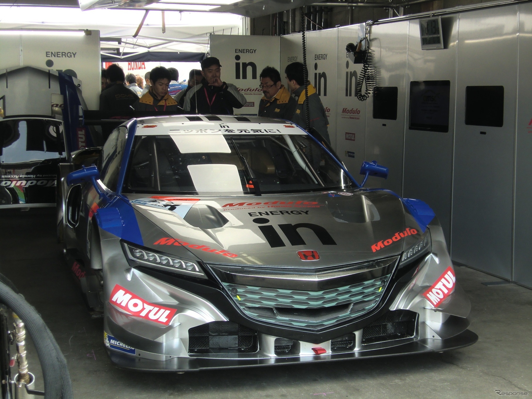 GT500のホンダ勢最上位は#18 NSX（5位）。