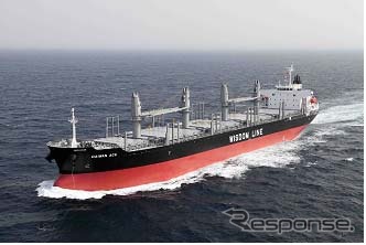名村造船所、3万4000トン型ばら積み運搬船「DAIWAN ACE」を引き渡し