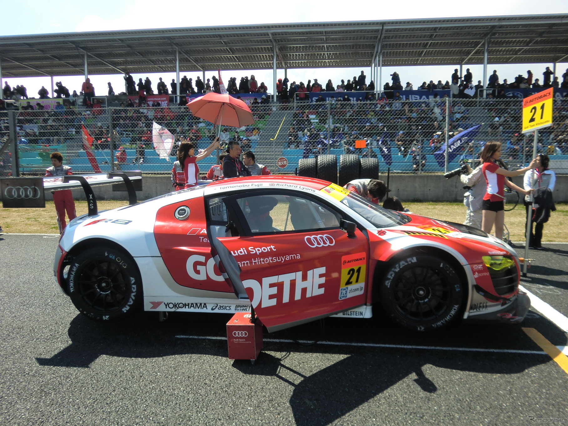 決勝では見事な追い上げ、#21 Audi R8 LMS ultraは8位に入賞する。