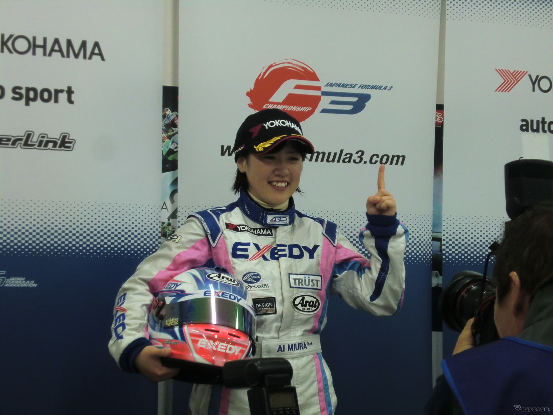 F3-Nクラスで初優勝した三浦愛。