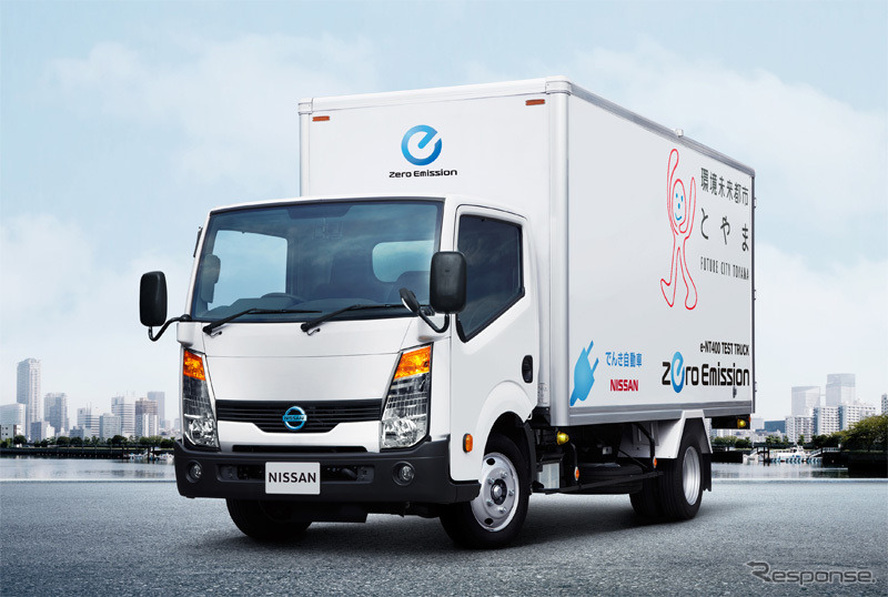 日産・e-NT400テストトラック