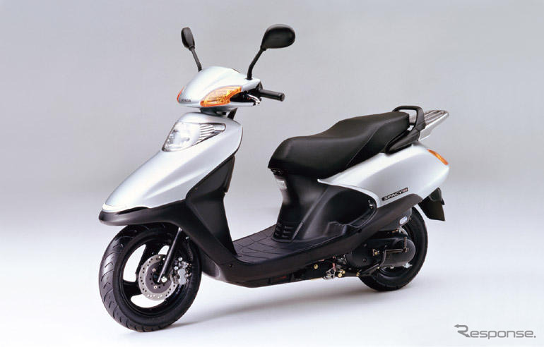 ホンダ スペイシー100 のカラーリングを変更