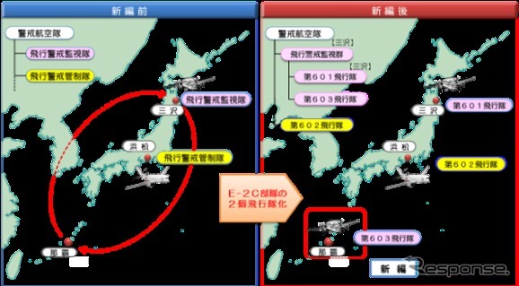 航空自衛隊、警戒航空隊を再編