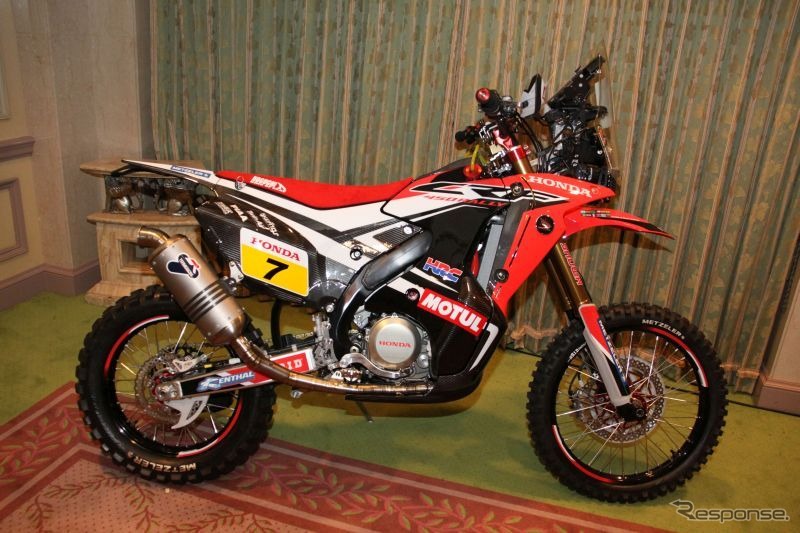 HRCの2014年参加車両（CRF450RALLY）
