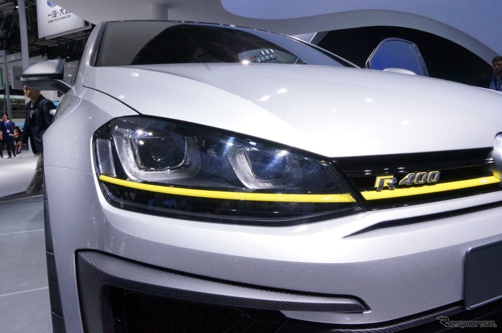 【北京モーターショー14】400馬力のモンスターゴルフ…VW ゴルフ R400 ［詳細画像］