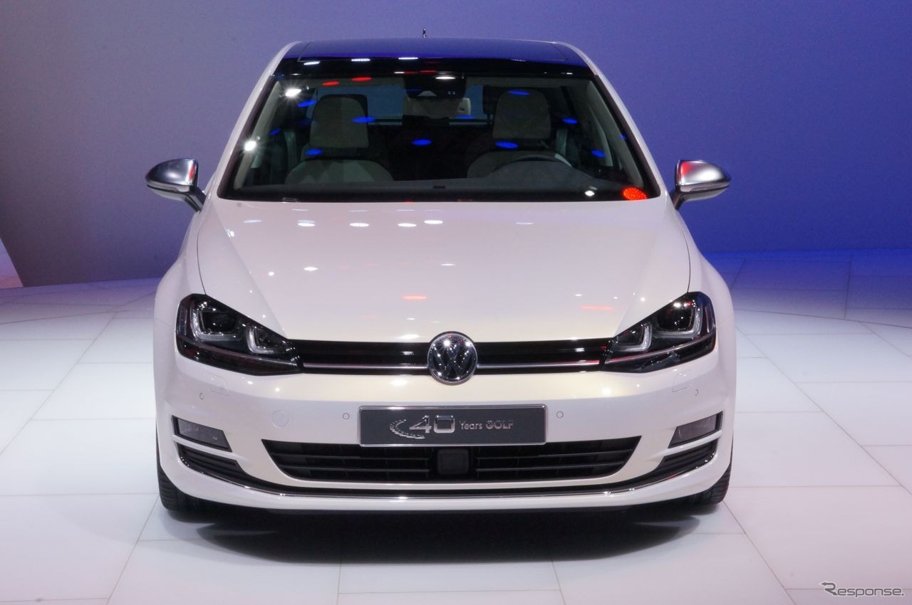北京モーターショー2014 VW ゴルフ 40周年記念車