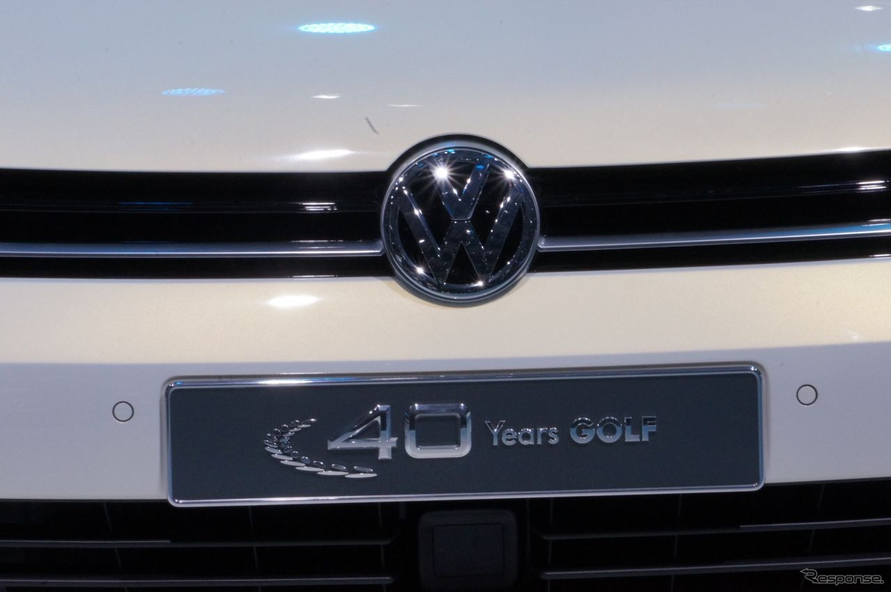 北京モーターショー2014 VW ゴルフ 40周年記念車