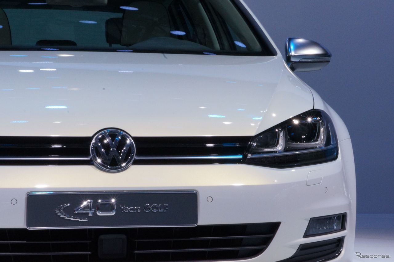北京モーターショー2014 VW ゴルフ 40周年記念車