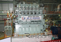 三井造船の三井-MAN B&W型低速ディーゼルエンジン