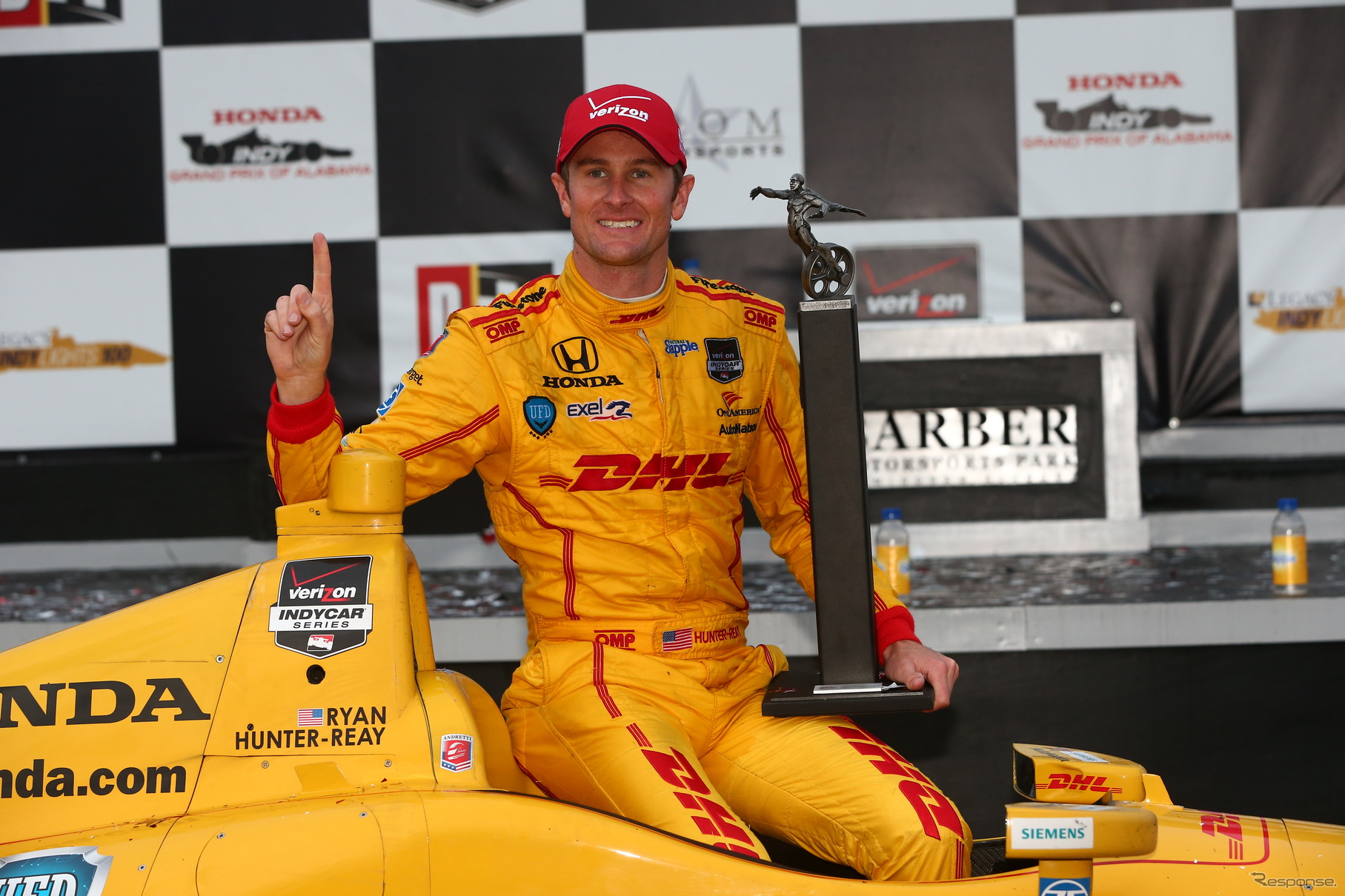 2012年以来の王座獲得を目指すハンターレイ。写真：INDYCAR