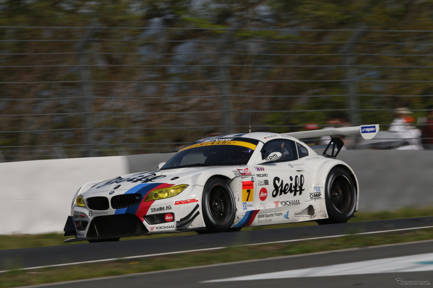 決勝4位となった#7 BMW Z4。＜撮影：益田和久＞