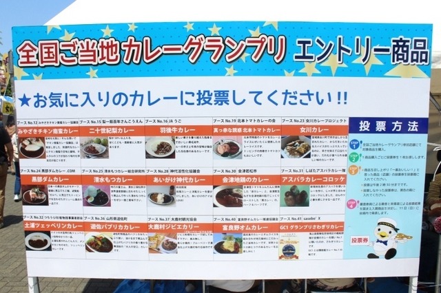 2014年「全国ご当地カレーグランプリ」エントリー商品紹介