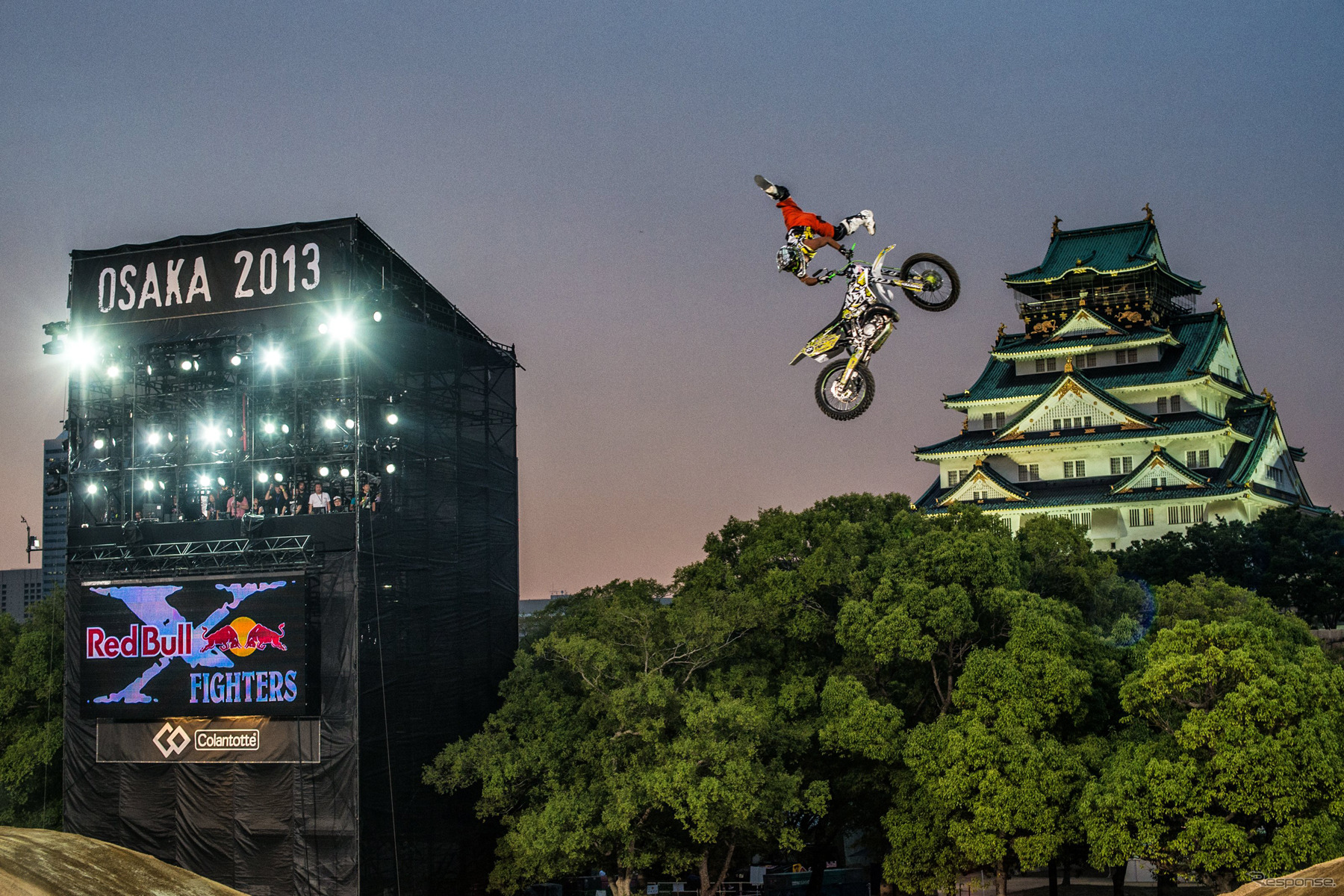 ダンロップが「Red Bull X-Fighters Osaka 2014」に協賛