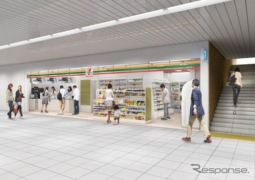 JR西日本のコンビニエンスストア「Heart・in」もセブン-イレブンに転換。6月4日に京都・岡山・下関・博多各駅の店舗がオープンする。