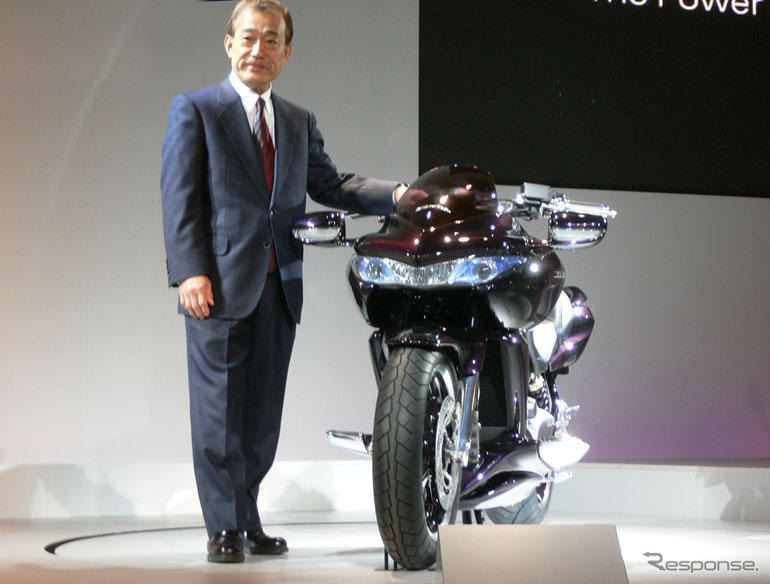 【東京モーターショー05】自由な発想でバイクを創造---ホンダ福井社長