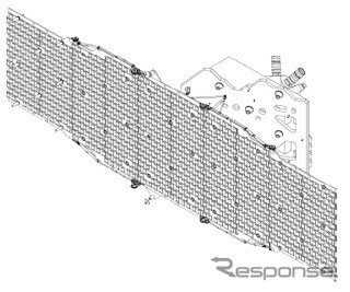陸域観測技術衛星「だいち2号」大型アンテナの展開に成功