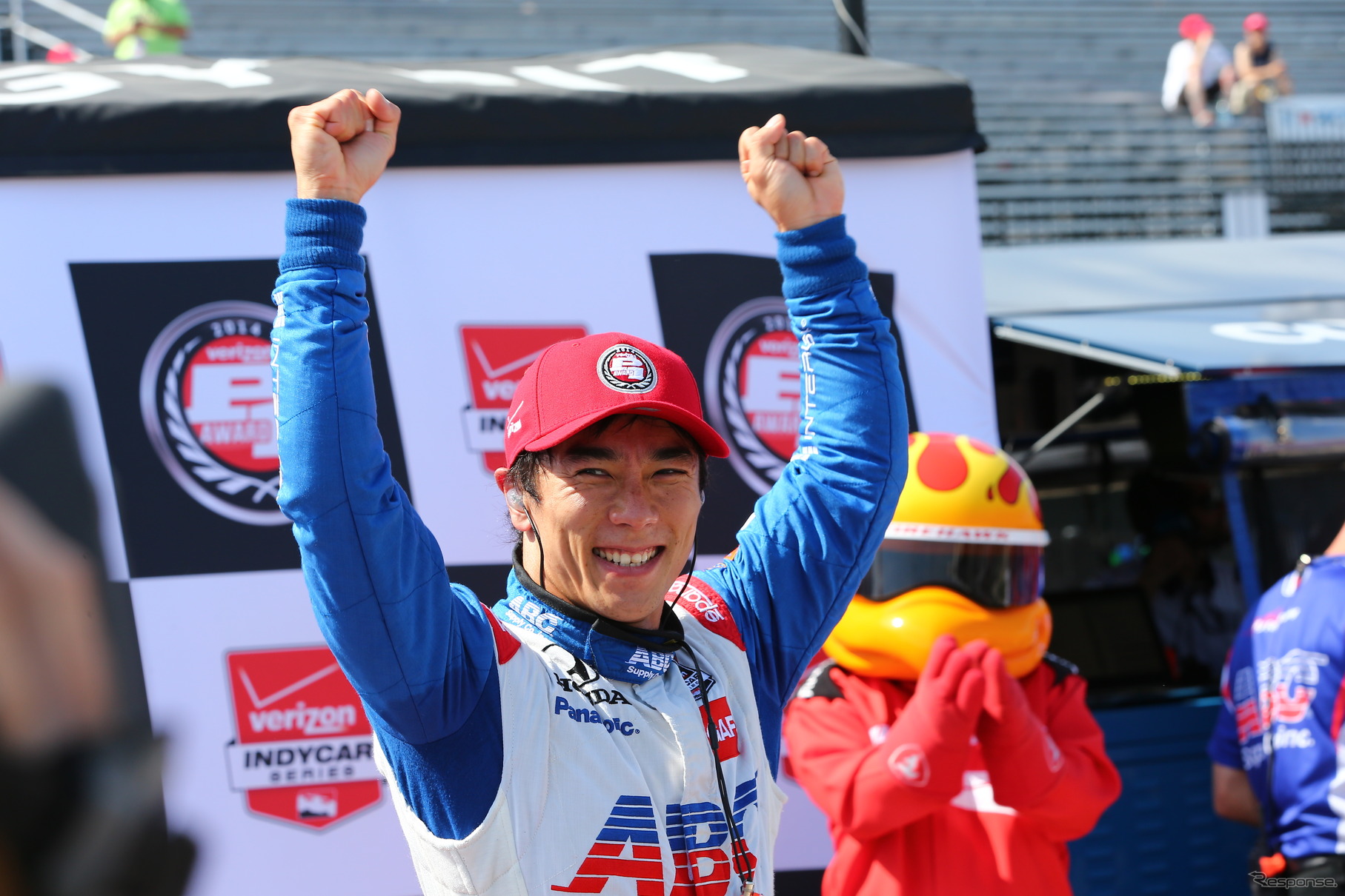 今季初優勝に期待がかかる佐藤琢磨。写真：INDYCAR