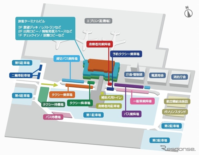 富士山静岡空港ターミナル図