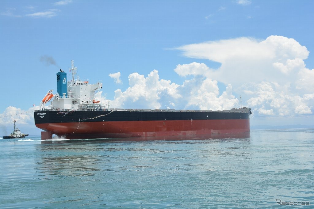 常石造船のフィリピングループ会社が8万2100メトリックトン型ばら積み貨物船カムサマックスバルカー「AOM・ジョルジナ」を竣工