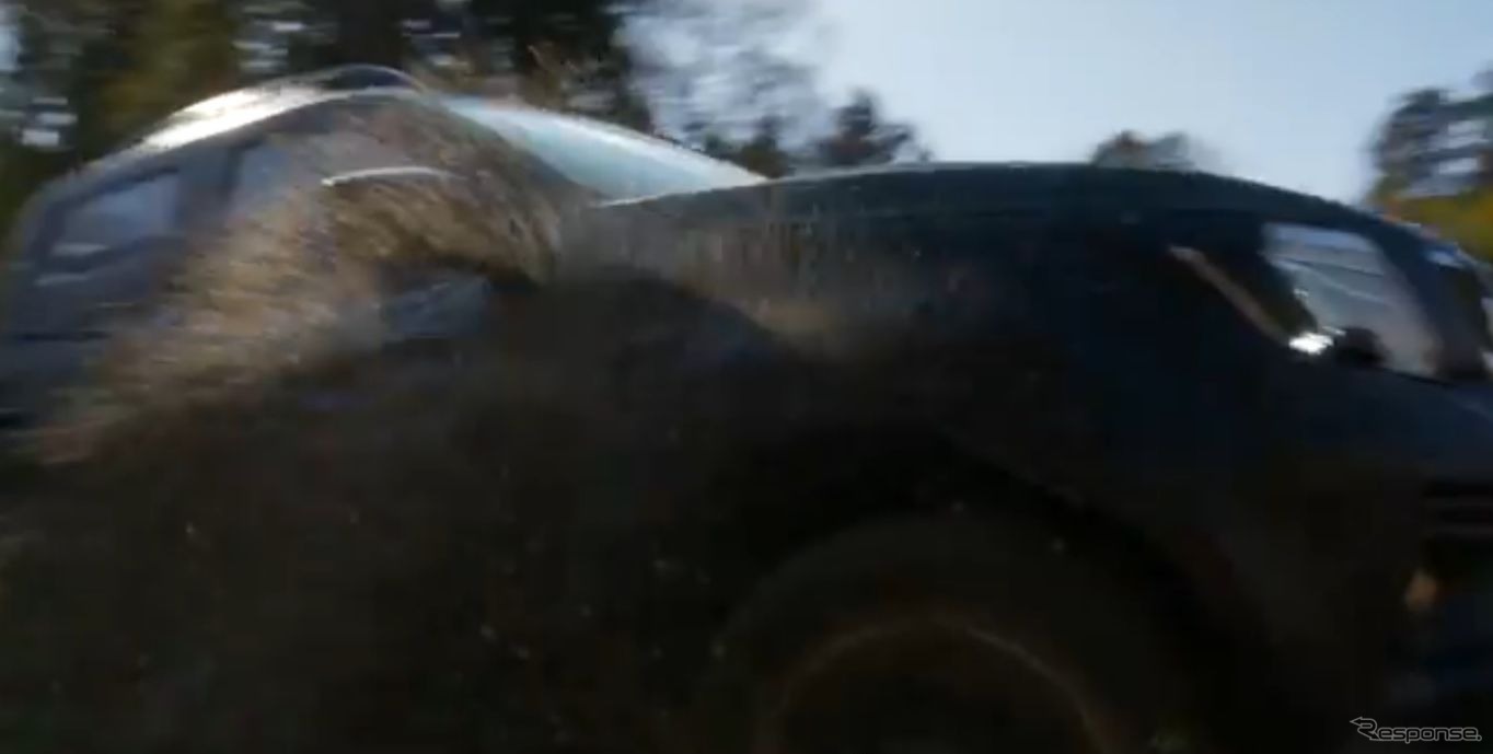 日産の新型ピックアップトラックの予告イメージ