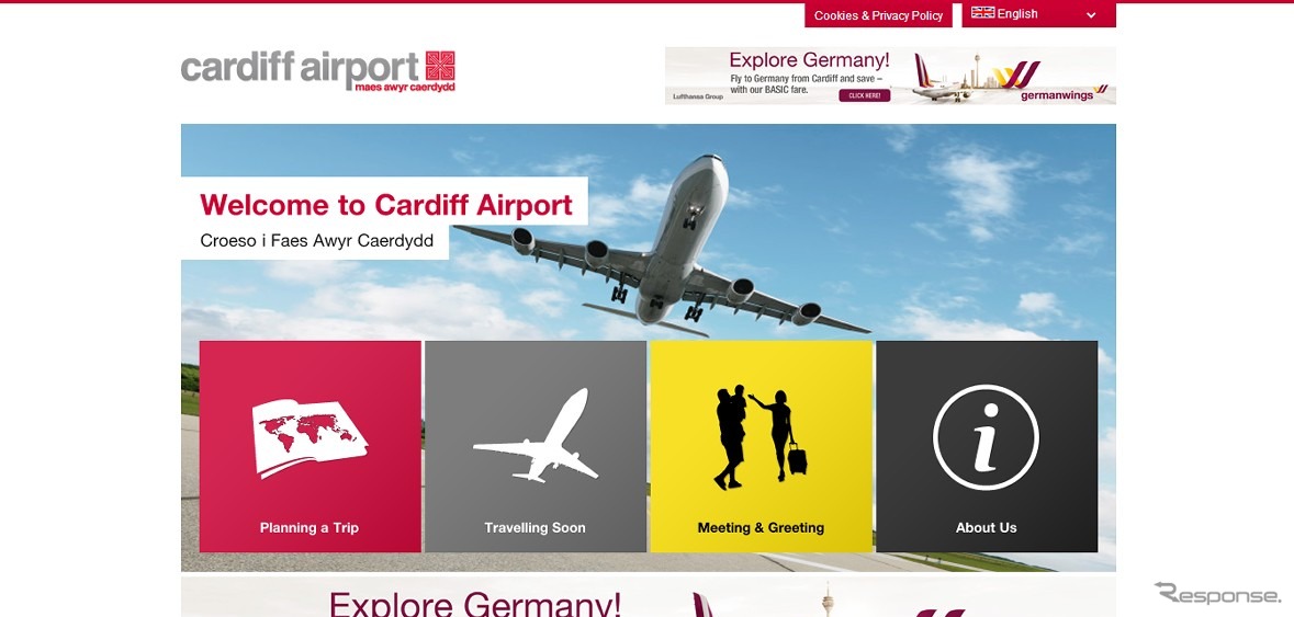 カーディフ空港公式サイト