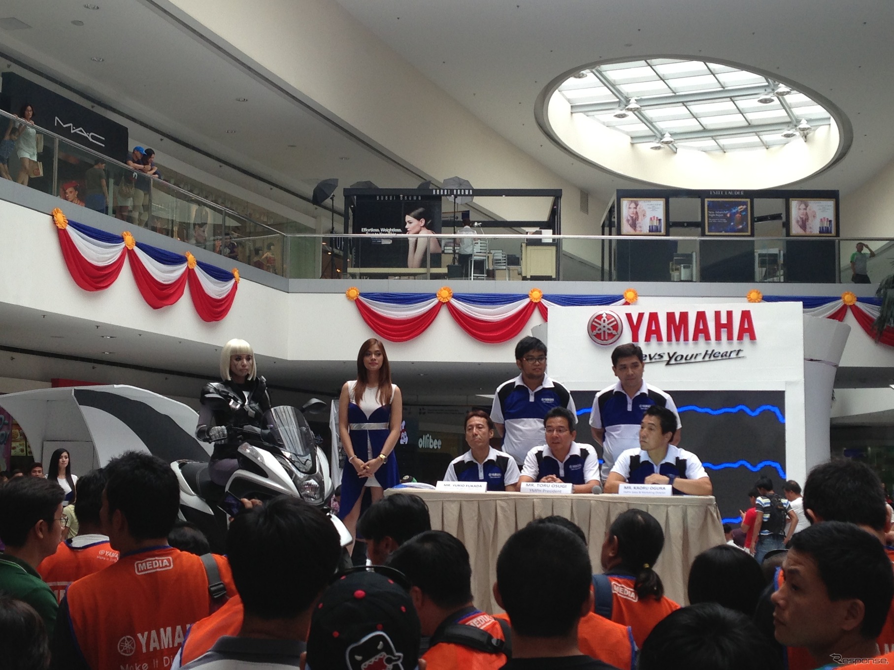 ヤマハ発動機、フィリピン子会社が「ヤマハモーターショー」を開催