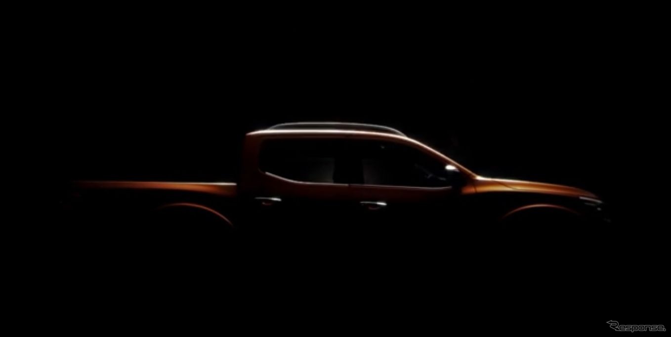 日産の新型ピックアップトラックの最終予告