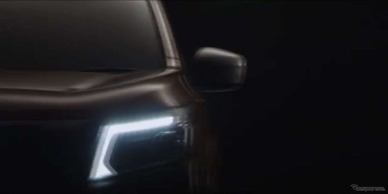 日産の新型ピックアップトラックの最終予告
