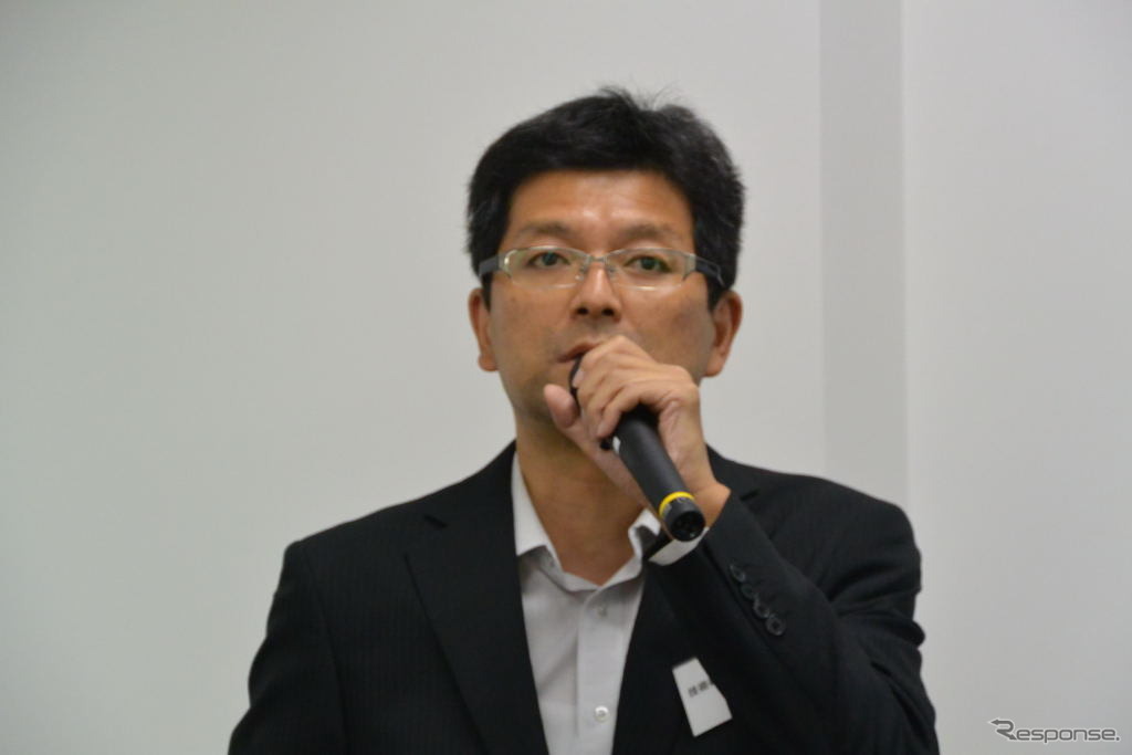 日野自動車技術研究所車両研究室の秋山興平室長