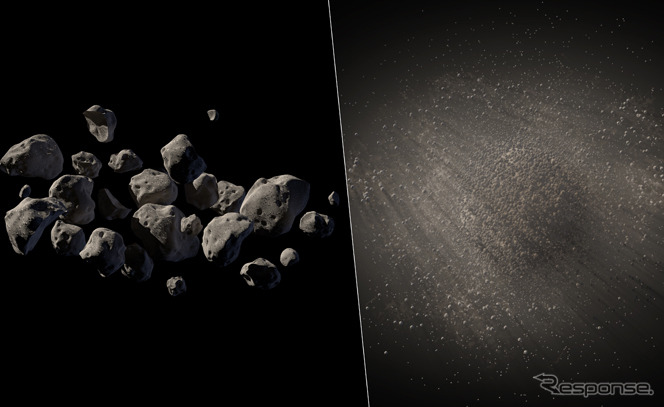 小惑星2011 MDで考えられる空隙の多い構造