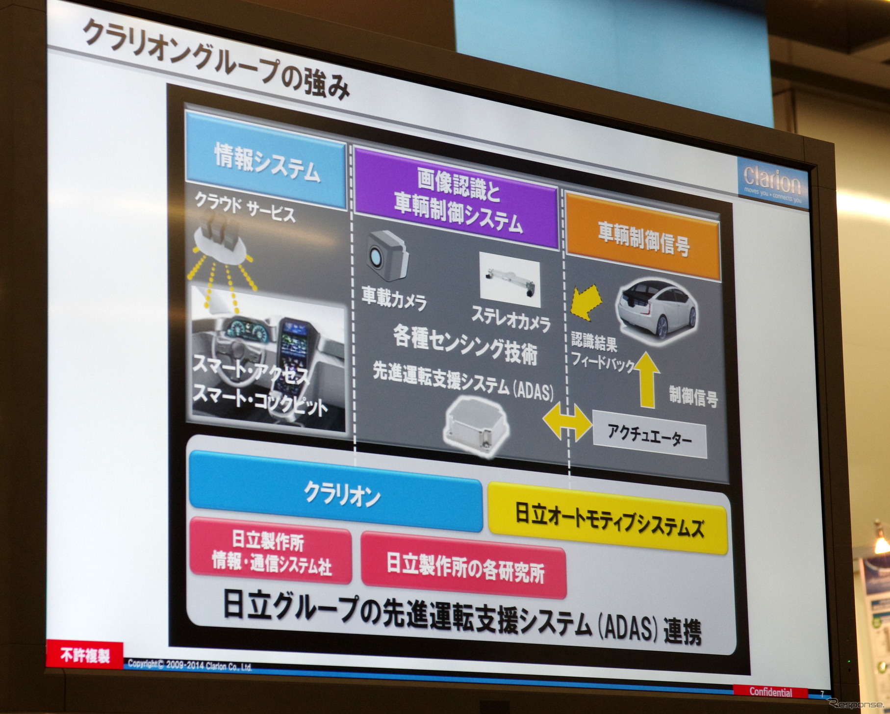 クラリオン取締役社長兼COOの川本英利氏
