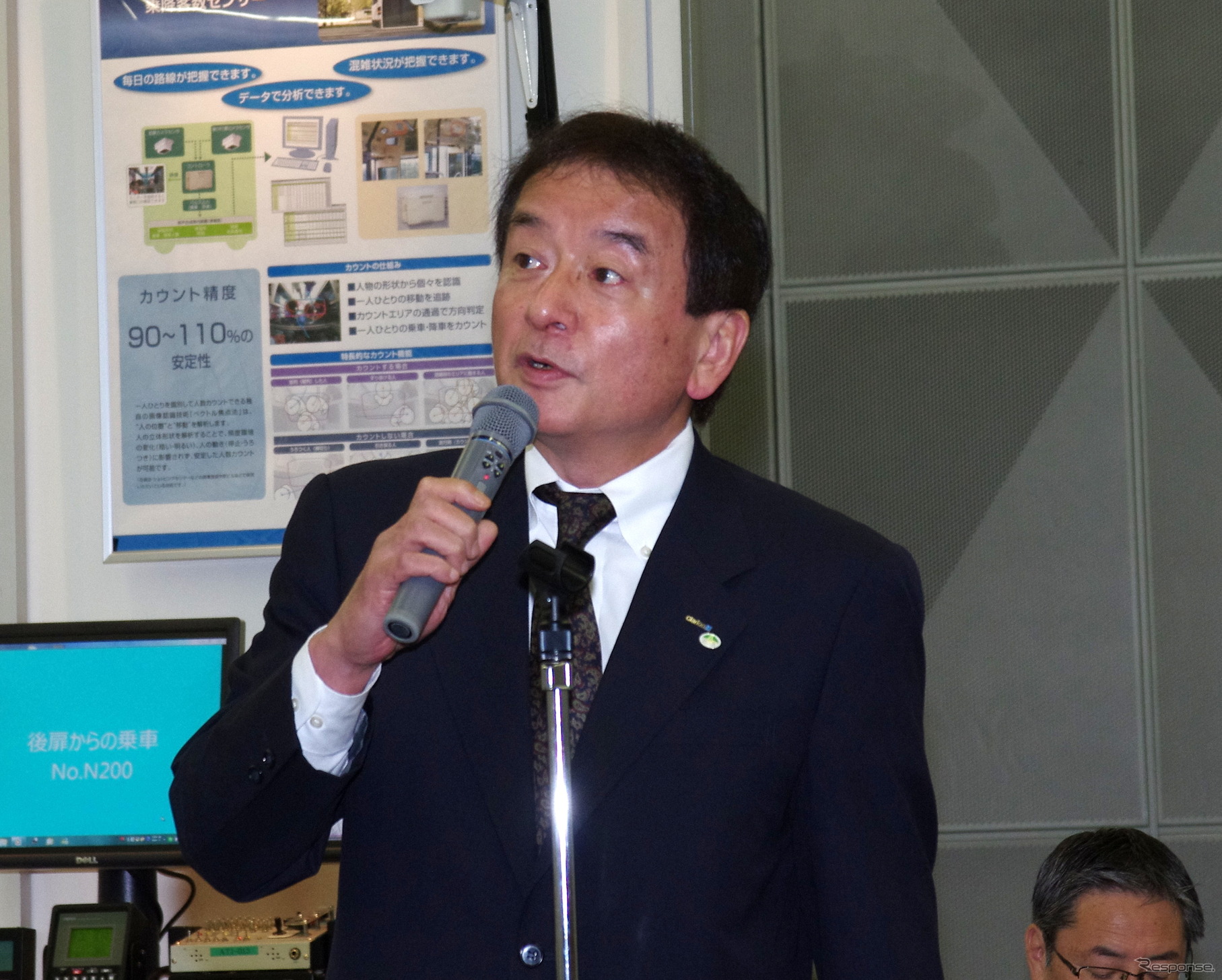 理事でマーケティング＆セールス本部担当本部長松岡義久氏