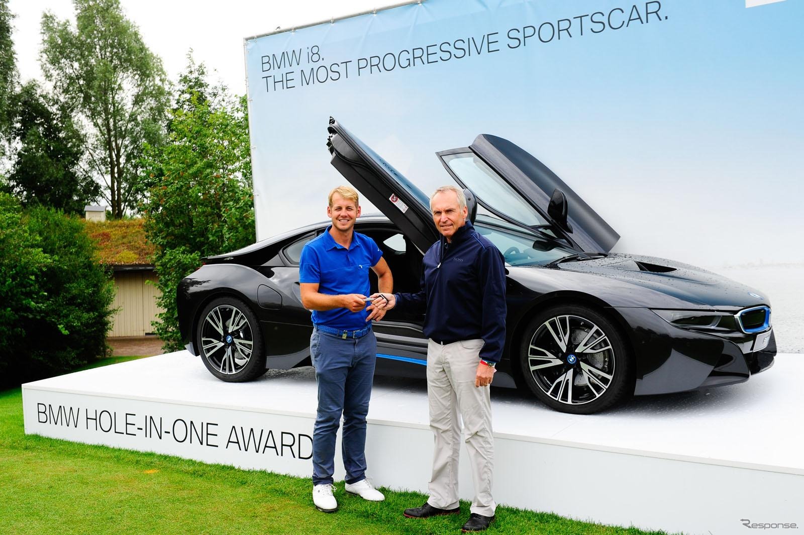 BMW i8を獲得したプロゴルファー、ジェームス・ヒース選手