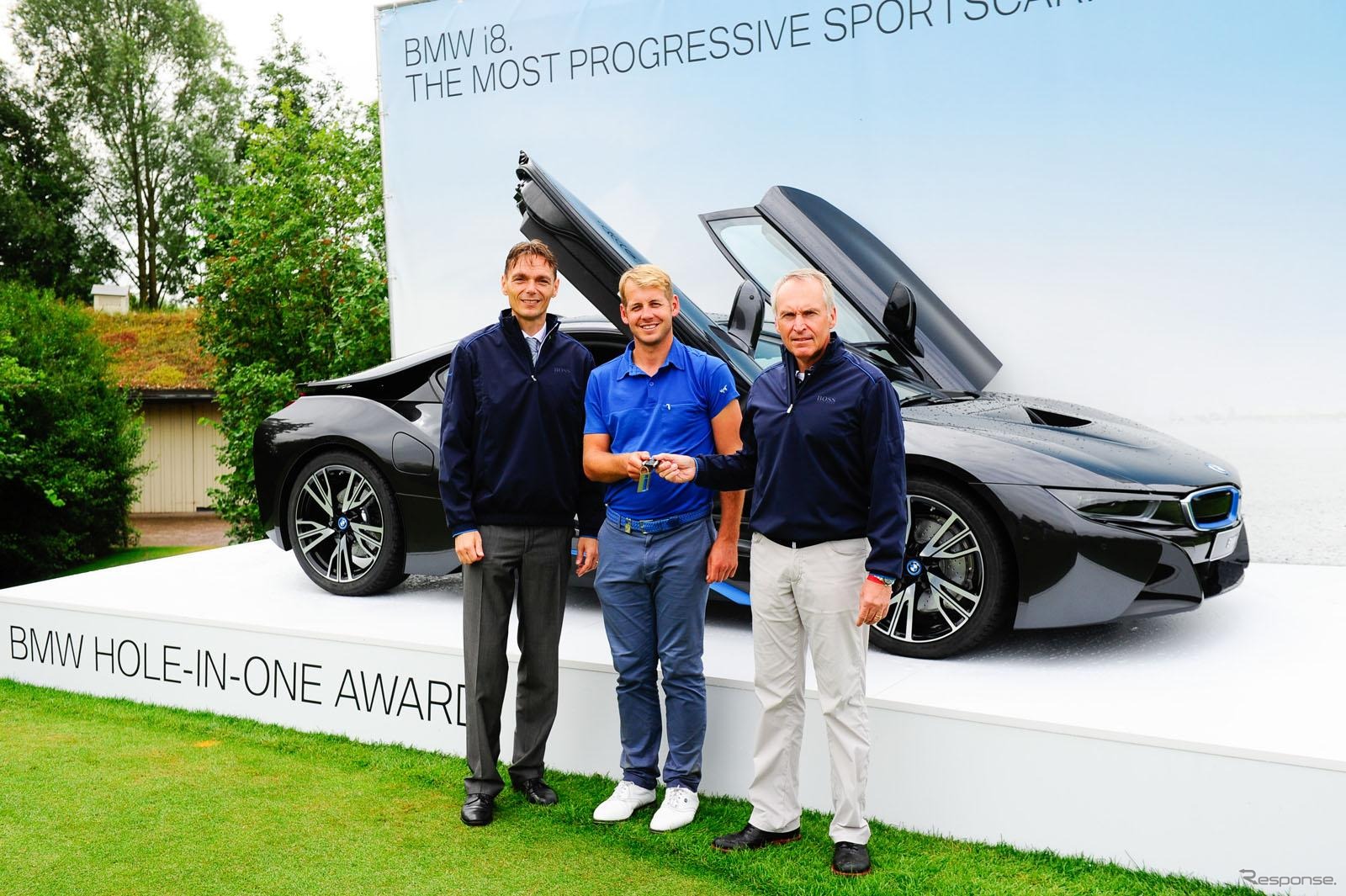 BMW i8を獲得したプロゴルファー、ジェームス・ヒース選手