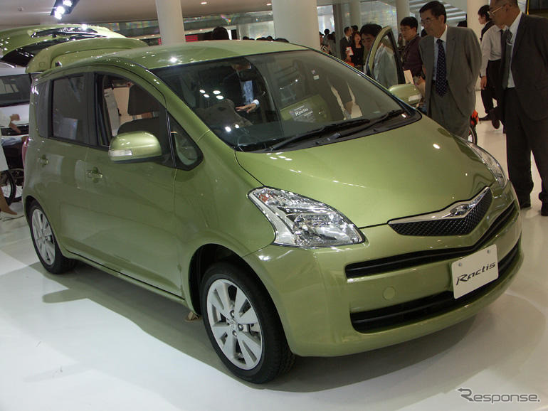 【東京モーターショー05】気軽にお出かけできる ラクティス のウェルキャブ