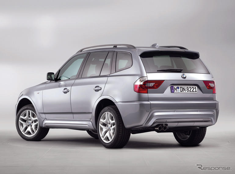BMW X3 に M-Sport パッケージ設定