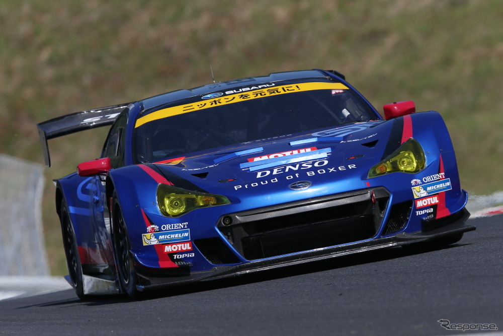 前戦オートポリスでの#61 BRZ（GT300クラス）の走り。