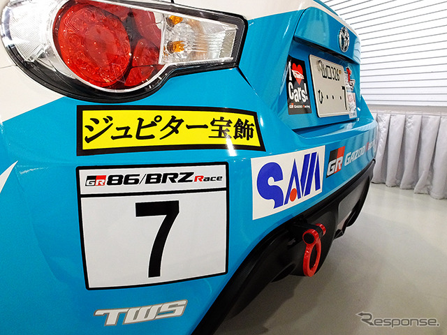 山崎が乗るCABANA RACING with P.MUチームのトヨタ86