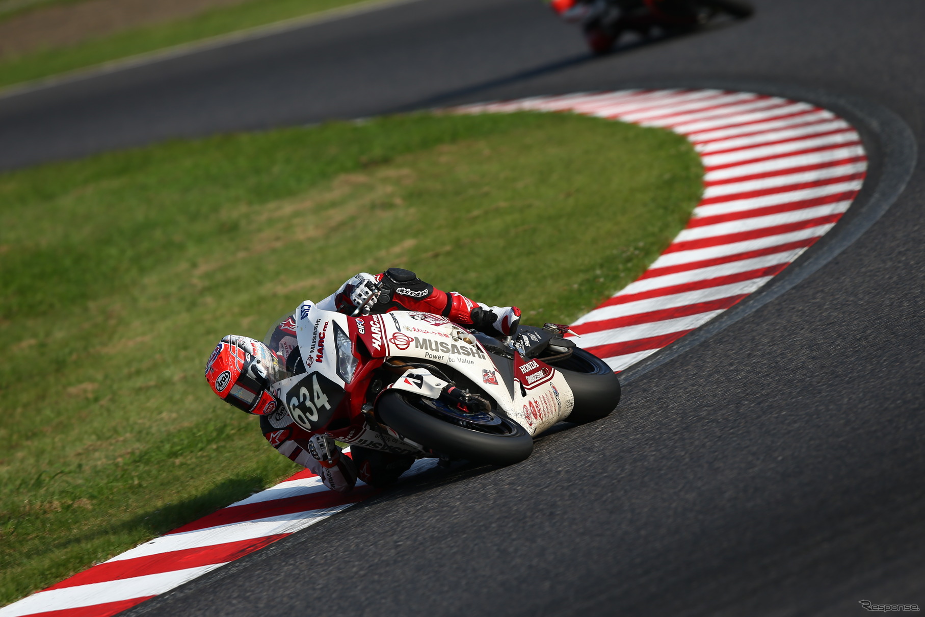 優勝した、No.634 MuSASHi RT HARC-PRO（鈴鹿8耐2014）