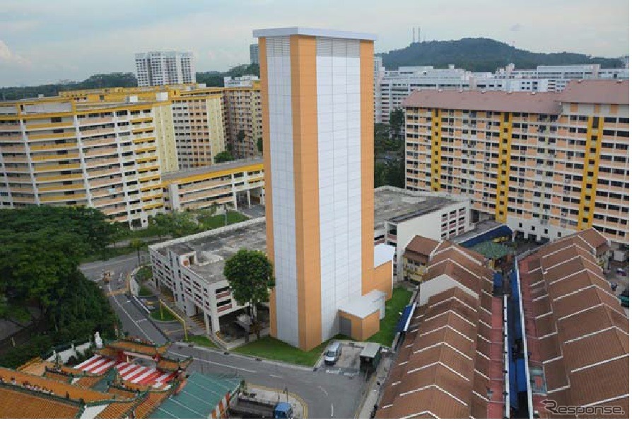 シンガポールの機械式立体駐車場建設事業への日本企業が参画