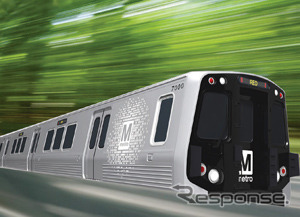 川崎重工がWMATA（ワシントン首都圏交通局）から受注した地下鉄車両7000系。シルバーラインで運行される。将来は同地下鉄車両の半数以上が7000系となる