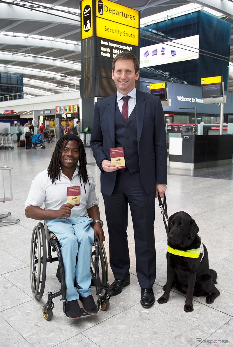 ロンドン・ヒースロー空港、体の不自由な人のためのガイドブックを配布開始
