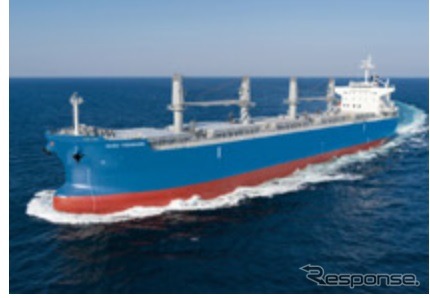 三井造船、5万6000重量トン型ばら積み貨物運搬船「ノルド・トレジャー」を引渡し