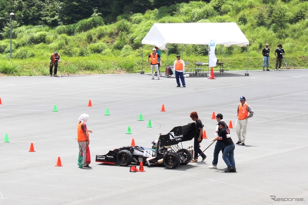 全日本学生フォーミュラ大会試走会・茨城大学